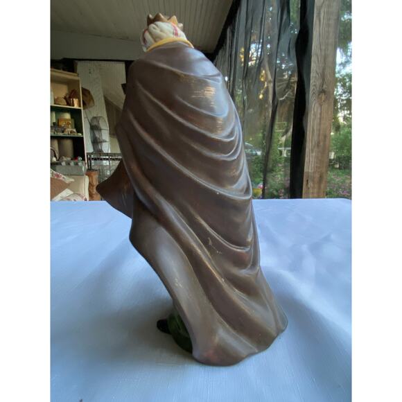 VTG OWell Figurine Wise w Man Urn & crown Grandeur Noel Nativity Replacement EUC - Picture 7 of 8